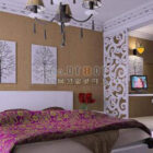 Bedroom Hollow Partition Decor