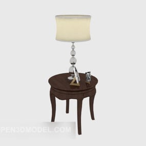 Nachttischlampe Hotelmöbel 3D-Modell