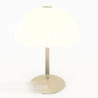 Beżowa minimalistyczna lampa stołowa