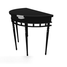 Černý čínský odkládací stolek 3D model