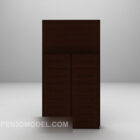 Černé dveře 3D model ke stažení