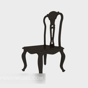 European Retro Chair 3d model