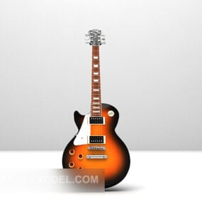 ध्वनिक गिटार वाद्ययंत्र 3डी मॉडल
