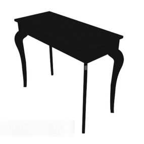 Meubles de table d'appoint noirs modèle 3D