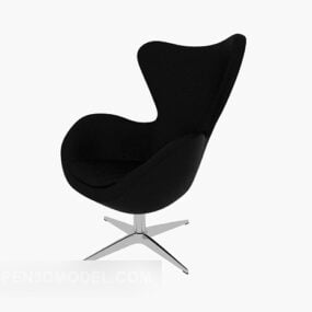 Black Swan Chair Office Furniture 3d model