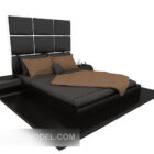 Black Classic Double Bed