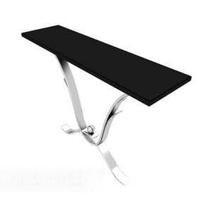 Černý dřevěný dekorativní odkládací stolek 3D model