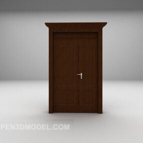 Carved Frame Door 3d model