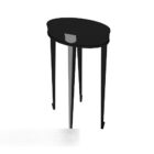 Black High-rise Side Table