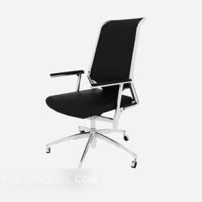 Svart Hemstil Lounge Chair 3d-modell