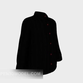 Black long sleeve Clothing 3d model
