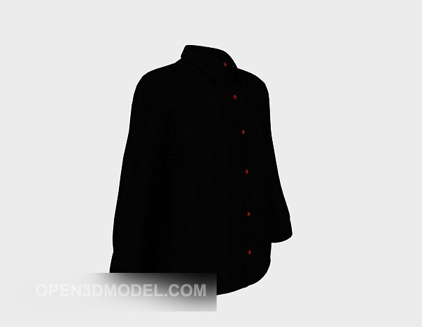 Black long sleeve Clothing Free 3d Model - .Max - Open3dModel