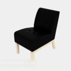 Black lounge chair 3d model