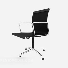 Black Mesh Office Chair 3d model