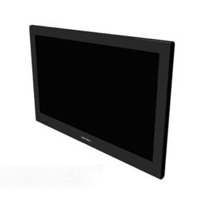 Flat Black Minimalist Tv 3d model