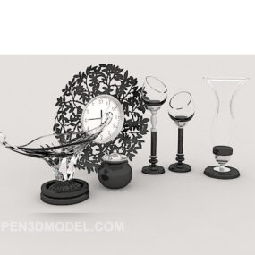 Black Personality Tableware 3d model