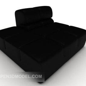 Sort Simple Square Single Sofa 3d model