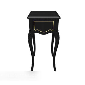 Black Small Side Table 3d model