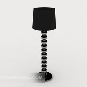 Czarna lampa stołowa Sahde Model 3D