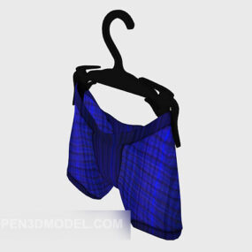Blue Underpants 3d model