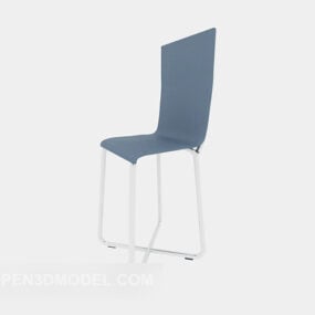 Blue Back-up Lounge Chair 3d model
