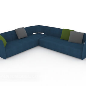 Blue Fresh Home Sofa Corner 3D-Modell