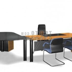 كرسي طاولة الرئيس للأثاث نموذج ثلاثي الأبعاد