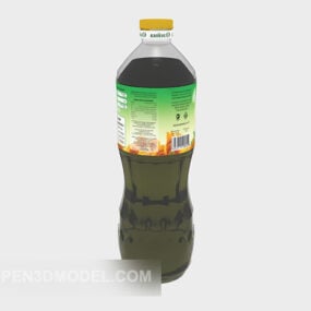 3д модель напитка в бутылке