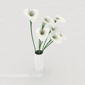 꽃다발 공장 세트 3d 모델