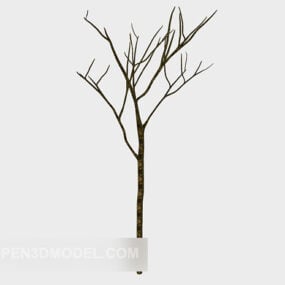 3D model větve suchého stromu