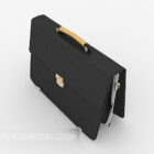 Black Briefcase Leather