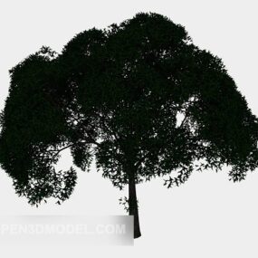 3д модель широколиственного дерева, природного растения