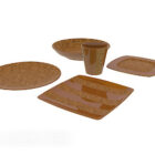 Ladda ner brun skål 3d-modell