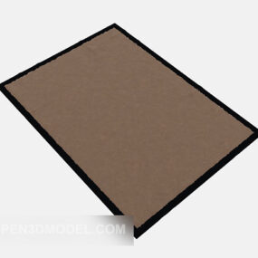 Möbler brun matta 3d-modell