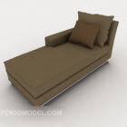 Brown Casual Couch Chair Stuhl