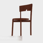 Brown Field Wood Lounge Chair