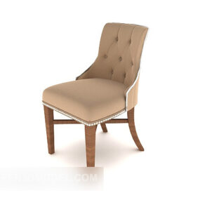 Brun Home Lounge Chair 3d-modell