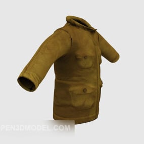 棕色男式夹克服装3d模型