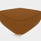 Brown Simple Sofa Stool