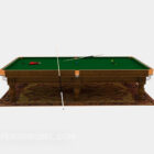 Brown Wood Pool Table