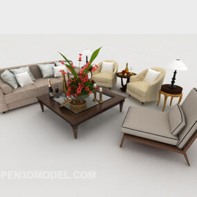 Business Portfolio Sofa 3d-modell