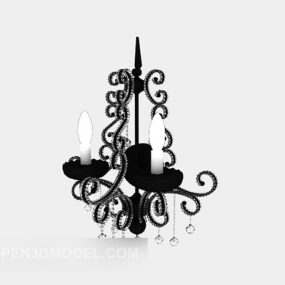 Candle Wall Lamp 3d model