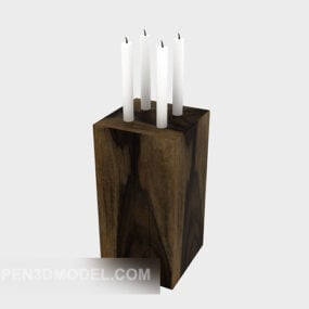 3d модель різдвяної свічки