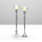 Candlestick Decoration 3d Model Download