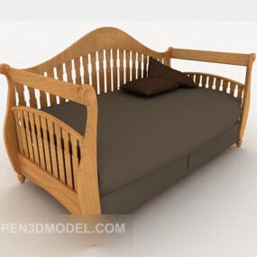 Casual Comfort Sofa Træ 3d model