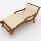 Casual Wood Minimalist Lounge Chair