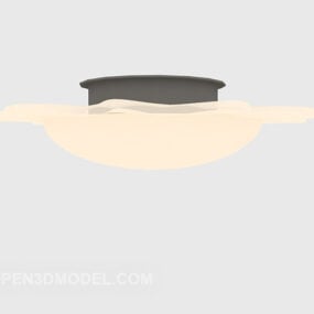 Ceiling Lamp Round Shade 3d model
