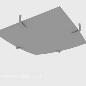 3д модель потолочного светильника накаливания