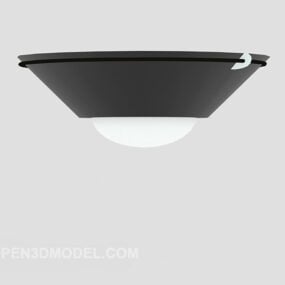 Ceiling Light Round Dish Shaped 3d model