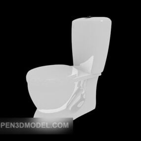 セラミック家庭用トイレ3Dモデル